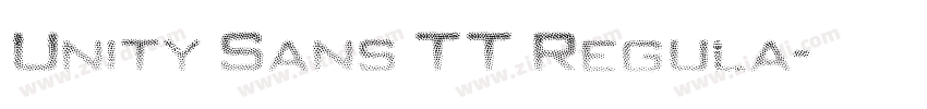 Unity Sans TT Regula字体转换